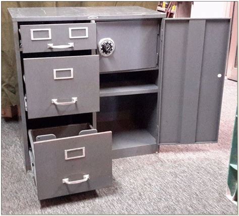 steelmaster file cabinet with safe